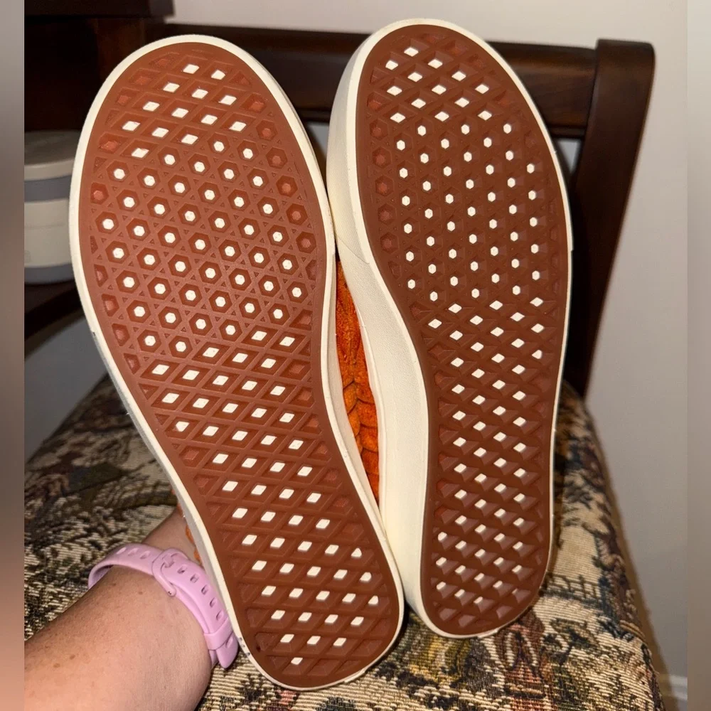 Vans Comfycush Authentic Jumbo Cord Hawaii Sunset Women’s Shoes, sz 7.5